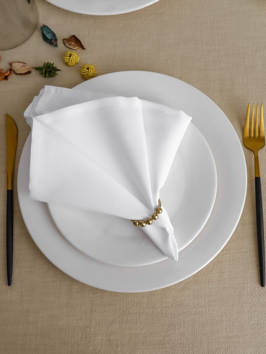 6pcs Solid Cloth Napkin