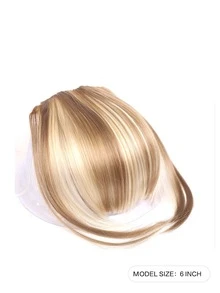 短直筒合成纖維頭髮劉海 - 彩色 - 查看 2