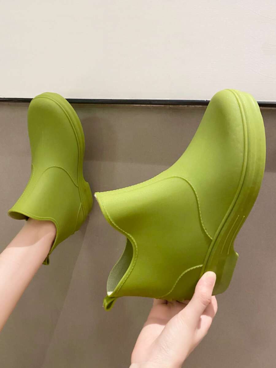 Minimalist Slip On Rain Boots SHEIN USA