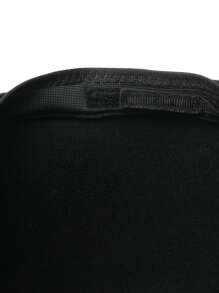 鉚釘裝飾軟呢帽 - 黑色 - 查看 4