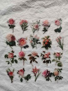 40 hình dán hoa văn - Nhiều màu - Xem 3