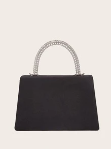 Minimalist Satchel Bag - Black - View 2