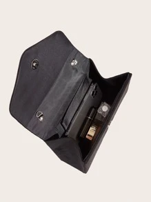 Minimalist Satchel Bag - Black - View 7