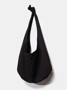 Không thấm nước, nhẹ, Túi Hobo tối giản dành cho doanh nhân, Túi có thể gập lại để đi học, đi làm, du lịch dành cho nữ tuổi teen Sinh viên đại học, tân binh & nhân viên văn phòng Hoàn hảo cho văn phòng, đại học, công việc, kinh doanh, đi làm - màu đen - Xem 3