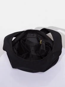 Không thấm nước, nhẹ, Túi Hobo tối giản dành cho doanh nhân, Túi có thể gập lại để đi học, đi làm, du lịch dành cho nữ tuổi teen Sinh viên đại học, tân binh & nhân viên văn phòng Hoàn hảo cho văn phòng, đại học, công việc, kinh doanh, đi làm - màu đen - Xem 6