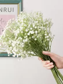 1 Bouquet Artificial Baby's Breath Flowers, Home Decoration, Party Supplies, Photo Prop - Multicolor - View 1