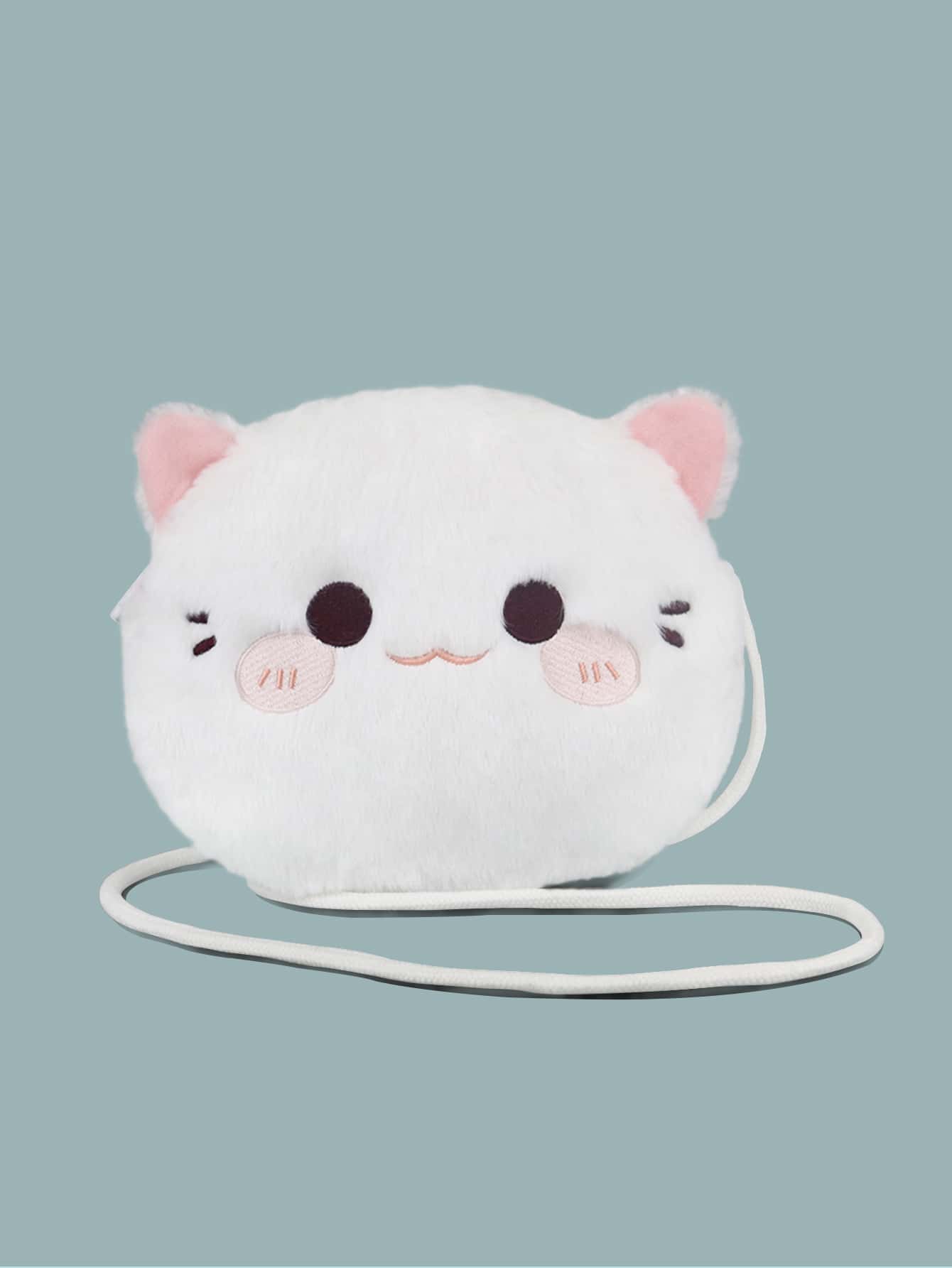 Girls Cartoon Design Crossbody Bag - White - View 1