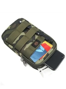 GAOLEMA Mini Men Camo Pattern Belt Bag - Multicolor - View 3