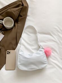 絨球裝飾流浪包