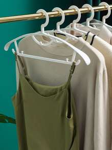 2pcs Anti-slip Clothes Hanger - White - View 5