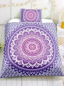 曼陀羅圖案被套套裝不附帶內芯 - 彩色 - 查看 7