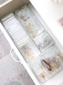 20pcs Clear Jewelry Storage Bag, Self Locking PVC Resealable Bag, Small Dustproof Jewelry Pouch, Gift For Valentine's Day - Clear - View 4