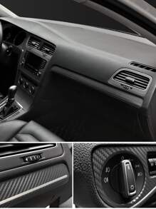 1卷幾何圖案汽車貼紙 - 黑色 - 查看 8