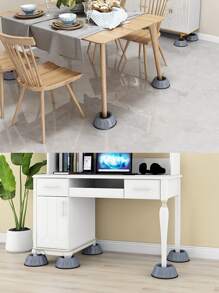 4 Stücke Anti-Vibrations-Fußpolster, Gummibeine, rutschfeste Silent-Matte, Waschmaschinen-Stützdämpfer, Ständermöbel