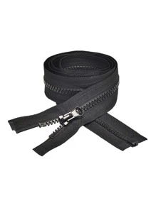 1 cái dây kéo may tự làm - màu đen - Xem 1