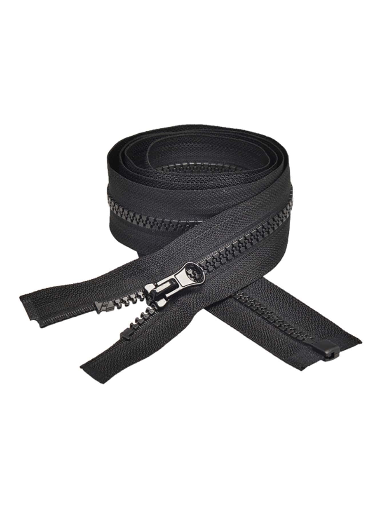 1 cái dây kéo may tự làm - màu đen - Xem 1