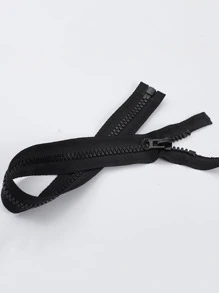 1 cái dây kéo may tự làm - màu đen - Xem 3