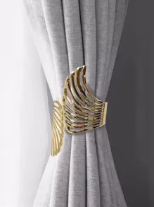 1pc Wings Curtain Buckle, Metal Simple Curtain Clip, Curtain Accessory Gifts Birthday Graduation