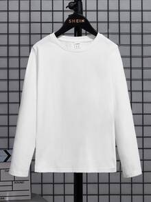 SHEIN Boys Slogan & Cartoon Graphic Tee - White - View 3