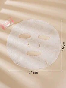 WEITANG 20 piezas Hoja facial comprimida - Blanco - Ver 3