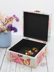 1 pieza Joyero con patrón de mariposa - Multicolor - Ver 4