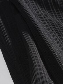 Manfinity Men Lapel Neck Shirt & Trousers Without Tee - Black - View 4