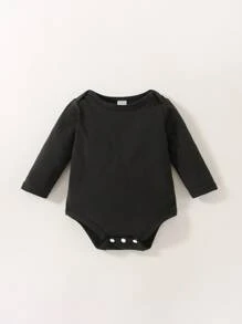 Bebé 4 piezas Body unicolor tejido de canalé - Multicolor - Ver 6