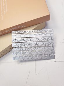 7入組貝殼邊設計切割模具 - 銀色 - 查看 1