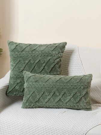 1入組簇絨靠墊套不附帶墊芯