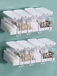 Giá lưu trữ treo tường treo tường 1pc - trắng - Xem 3