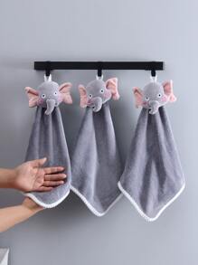 1 pieza Toallita elefante con adorno de cabeza absorbente - Multicolor - Ver 1