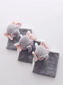 1 pieza Toallita elefante con adorno de cabeza absorbente - Multicolor - Ver 3