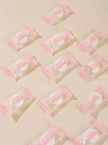 WEITANG 20 piezas Hoja facial comprimida - Blanco - Ver 4