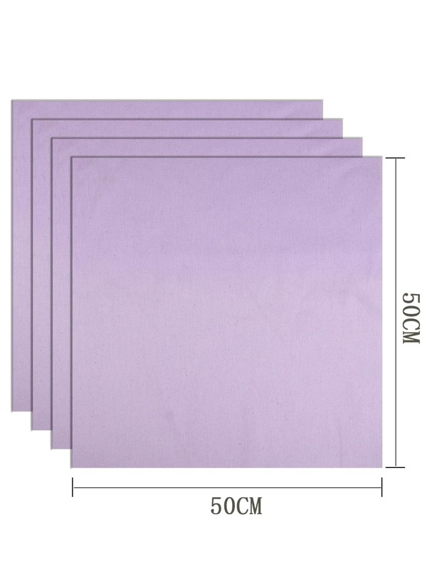 4pcs Solid Needle Felting Fabric SHEIN USA