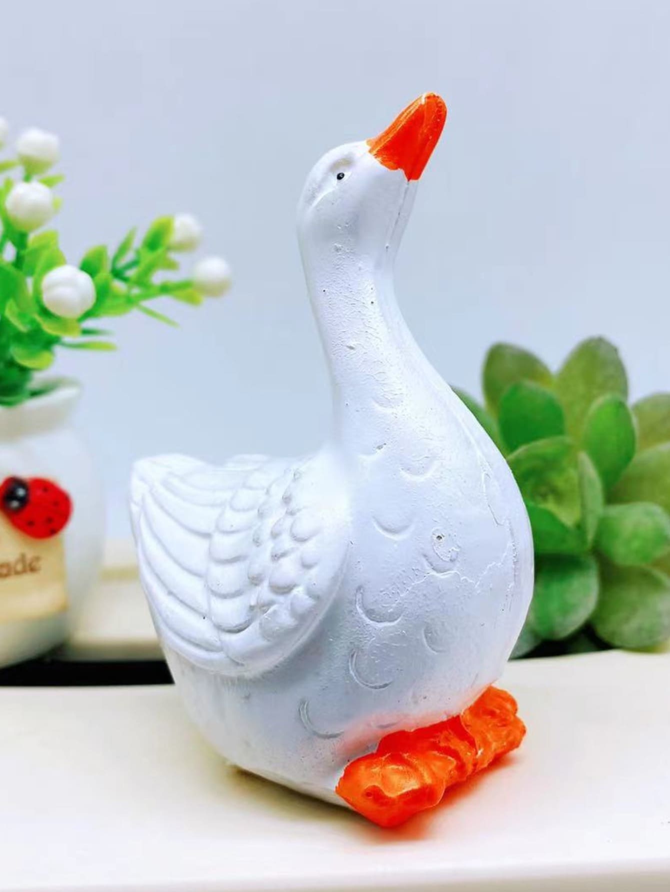 1pc Duck Shaped Decoration Craft - Multicolor - View 1