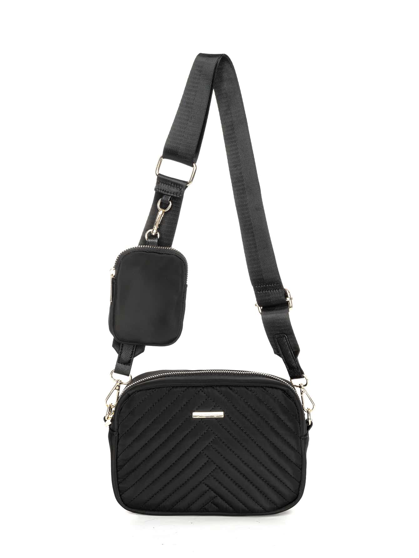 1 Set Shoulder Bag With Coin Purse Accessory