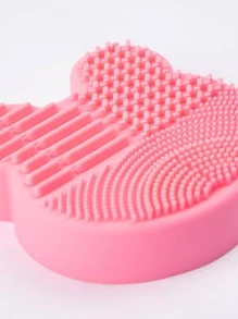 1pc Makeup Brush Cleaning Box - Watermelon Pink - View 6