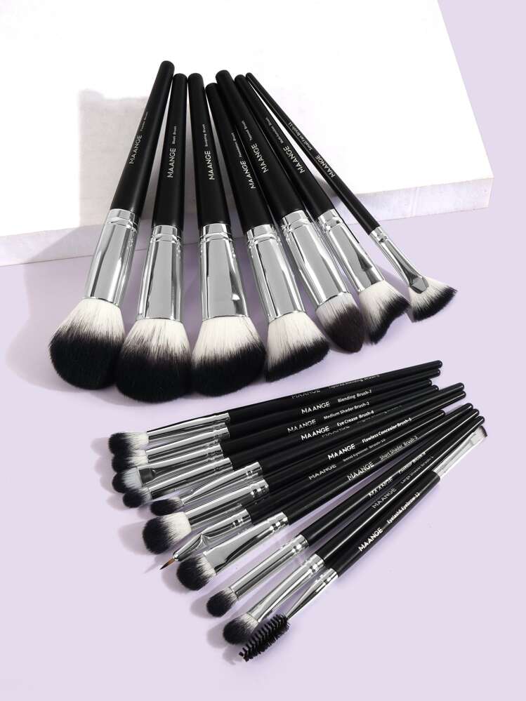 MAANGE 18/37個のメイクアップツール セット 18本のメイクアップブラシ
