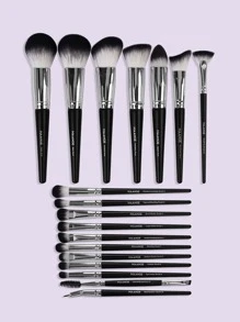 MAANGE 18pcs Professional Makeup Brush Set - Black - View 2
