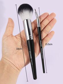MAANGE 18pcs Professional Makeup Brush Set - Black - View 3