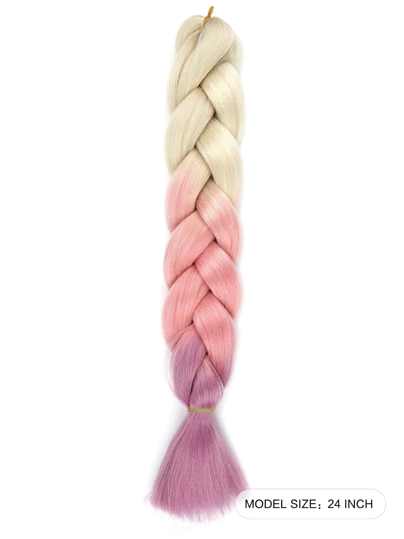 オンブルロング合成ヘアブレイド1個 ウィッグ
かつら
カツラ
つけ毛
うぃっぐ - マルチカラー - 見る 2