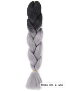 1 Piece Gradient Chiều dài Tổng hợp Bím tóc - Nhiều màu - Xem 2