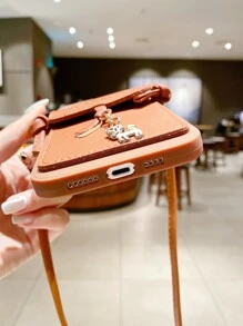 Çapraz Kartlıklı Darbeye Dayanıklı Telefon Kılıfı - màu nâu - Xem 5