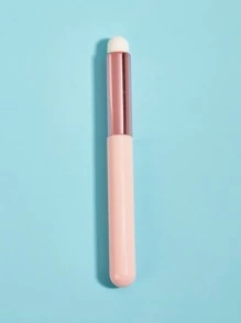 1入組遮瑕刷海綿結尾專業化妝刷化妝刷臉部刷適合在家旅行或外出使用 - 淺粉色 - 查看 1