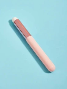 1入組遮瑕刷海綿結尾專業化妝刷化妝刷臉部刷適合在家旅行或外出使用 - 淺粉色 - 查看 2