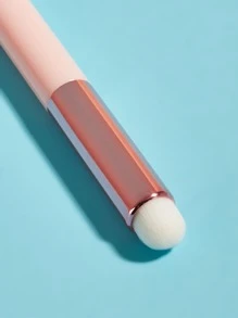 1入組遮瑕刷海綿結尾專業化妝刷化妝刷臉部刷適合在家旅行或外出使用 - 淺粉色 - 查看 4