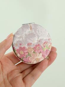 1 Piece Double Sided Makeup Mirror High Heels Girls Pretty Floral Round Square Gift For Best Mum Girlfriends Sisters Friends Teachers, Makeup, Cheap, Room Decor, Vanity, Travel, Bedroom, Makeup Accessories, Mirror, Vanity Mirror, Mini Mirror, Compact Mirror, Mirror Small, Hand Mirror,Cheap,Stocking Stuffers,Makeup,Makeup Tools,Cheap Stuff,Gifts,Gifts For Women,Christmas Gifts - Multicolor - View 6