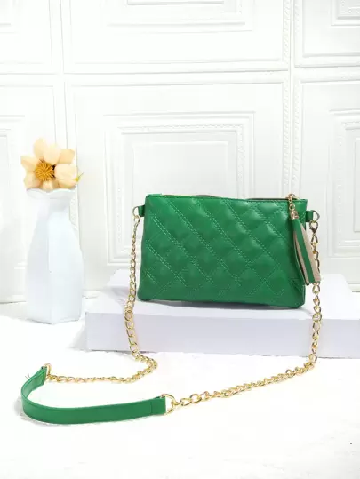 Nueva llegada Bolso cámara para mujer con bordado de nicho, Bolso bandolera/de hombro coreano de moda para teléfono, Bolso cuadrado de para primavera, verano, otoño e invierno