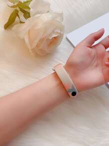 1入組愛心圖案錶帶適用於小米手錶 - 彩色 - 查看 5