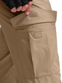 G Gradual 男士翻蓋口袋運動褲 - 卡其色 - 查看 6